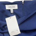 Arlum Royal Blue Indigo Full Asymmetrical Midi Skirt Plus Size 18 NEW Tags Photo 1