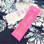 Lilly Pulitzer  Johana Sleeveless Cover Up Dress Low Tide Navy Bouquet All Day Photo 12