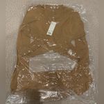 Uniqlo U | Women Sheer Band Collar Long Sleeve Cotton Shirt | Brown | Size S Photo 9