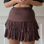 Princess Polly light purple pleated smocked mini skirt Photo 0