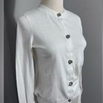 Nautica women’s white cardigan size xsmall Photo 0