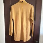L.L.Bean | Mustard Yellow Modal Mock Neck Tunic Sweatshirt | Size Medium Photo 1