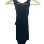 T&B Women's Basic High Neck Sleeveless Bodysuit Fitted Black S Tank Stretch Photo 0