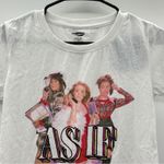 Clueless 'As If' Cher Movie Promotion White Graphic Short Sleeve Shirt Size L Photo 1