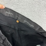 reCreation skort womens 12 black denim shorts raw hem flexi fit stretch pockets Photo 5