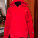 Champion  Men's Vibrant Red Hoodie Photo 0