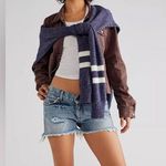 NWT Free People X SER.O.YA Lyle Shorts Denim in Sorrento Size 29 Distressed Blue Photo 0