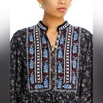 Sea New York Everly Embroidered Long Sleeve Dress, Size XL, NEW w/Tag Blue Photo 3