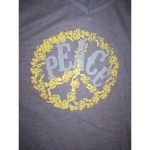 Threads 4 Thought New Womens Organic Cotton Long Sleeve Top Tee Peace Purple L Photo 2