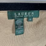 Ralph Lauren Lauren  Tan Beaded Tank Top Sleeveless Top Women's Plus SIze 1X Photo 4