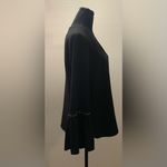 Karen Kane - Elegant Western Black and Silver Blouse Size M Photo 2