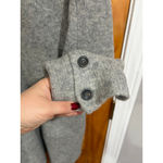 Soyer Gray Merino Wool Blend Double Breasted Cardigan Coat Sweater Size M Size M Photo 5