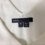 Vince black and white sleeveless v neck dress Photo 6