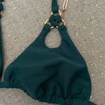 Beach Bunny ‎ Key Hole Bikini Top Teal nwt Photo 6