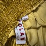 Anthropologie  Dolan Silk Yellow Wide Leg Cropped Pants Size MP Photo 2