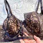 Adore Me NWT  Diara Contour Balconette Bra (38C) and Panty Set (XL)  Black 💛 Photo 3