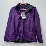 NWT Little Donkey Andy Waterproof Jacket Lightweight Windbreaker Purple … Size L Photo 0