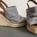 Y-Not Canvas Wedge Sandals  Size 10W Photo 1