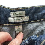 NWOT LL Bean Bermuda style lightweight denim shorts classic fit rinsed 8 Blue Photo 3
