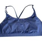 Victoria's Secret Sport L purple lined sports bra criss cross straps adjustable Photo 7