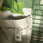 Cara Cara Kelly Green Gingham Fruit Print Puff Sleeve Square Neck Mini Dress XS Photo 9