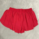 🩷 Red flowy running shorts Size L Photo 3