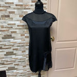 2008 UNDERCOVER by Jun Takahashi Black Silk High Neck Dress Sz 3 (US 10) RARE Size M Photo 1