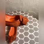 Via Spiga Flats with Decorative Buckle cinnamon suede excellent coquette girl Orange Size 7 Photo 7