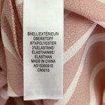 Adrianna Papell  V-Neck 3/4 Balloon Sleeve Crepe Blouse in‎ Pink White Stripes, S Photo 10