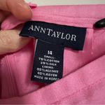 Ann Taylor Barbie Pink Knee Length Pencil Skirt Cotton Silk Blend Fully Lined Photo 1