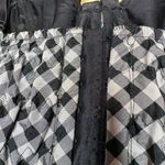 Victoria's Secret Victoria’s Secret Vintage Gingham Abstract Corset Top in Black/White/Blue Large Photo 13