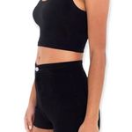 🔃High Waisted Aili Artisan Jeans Denim Shorts Black Photo 2