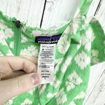 Patagonia  Tank Top Women Size 8 Squared Neck Wide Strap Floral Green Outdoor Photo 1