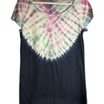 Soft Surroundings  Tortuga Tie Dye Tee Size Medium #28708 NWT Boho Vacation Beach Photo 1
