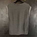 Jones New York  Grayish/Black Stripe Top‎ Size Medium Photo 1