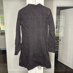 Madewell NWT  Denim Seamed Mini Dress Washed Black Photo 2