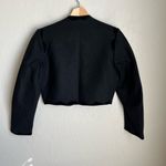 Original Lanz Salzburg 60s Vintage Austrian Wool Felted Scalloped Skirt Set Black Size XS Photo 2