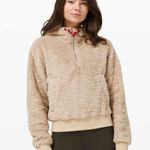 Lululemon Oh So Sherpa Half Zip in Trench Photo 0
