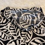 Richard Malcolm 100% linen skirt size 14 black and white combination length 28” Photo 6