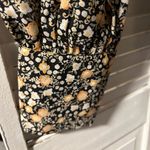 Nili Lotan womens size Small high neck long sleeve floral blouse top Black Size M Photo 2