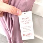 Show Me Your Mumu NWT  Claire Midi Dress Neutral Mauve Chiffon Size S Photo 5