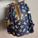 Lounge Fly Disney Parks  Mini Backpack 50th Anniversary Navy Blue Gold NWT Photo 2