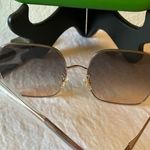 Kate Spade : Brown Wired Sunglasses- Green Case with cleaning cloth Photo 13