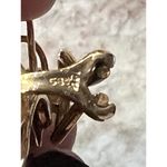 14K Yellow Gold Multicolor Jade Clip On Earrings Approx. 7g Vintage Photo 6