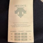 Descente Blue Zip Up Sleeveless Open Back Hooded Pockets Activewear Vest Tops 6 Photo 2