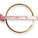 Monet Womens Bracelet Bangle Gold Tone Stamped Textured Photo 7