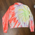 RE/DONE x Hanes 2 Piece Raglan Neon Tie Dye Spiral Sweatshirt & Sweatpants M NEW Photo 7