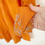 Vintage Juliet Dunn Tunic Dress Sz 2 Orange Photo 5