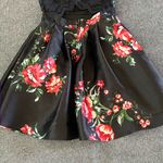 B. Smart  Floral Black Halter Dress Size 3 Photo 7