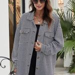 SheIn Houndstooth Jacket Photo 0